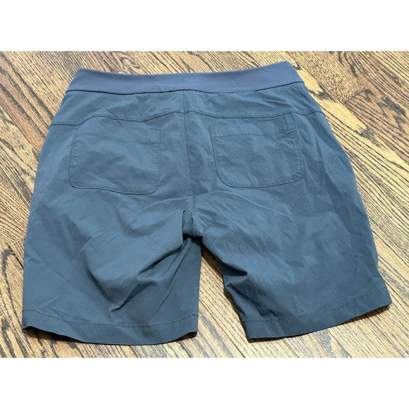 Athleta Women's Dark Wash Zipper Pocket Trekkie Bermuda 2.0 Shorts Black Size 6 - Picture 5 of 10